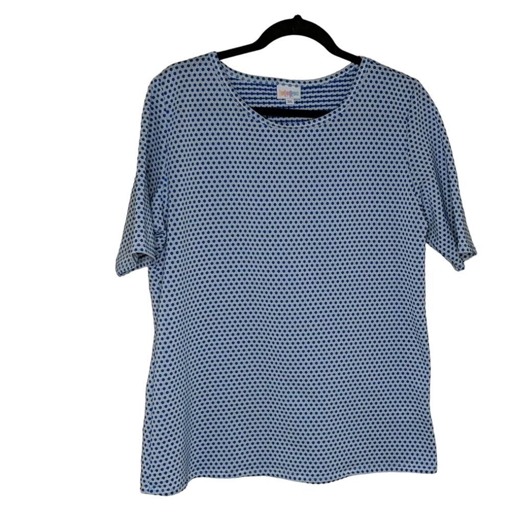 LuLaRoe Polka Dot Tee - Size 3XL - EUC